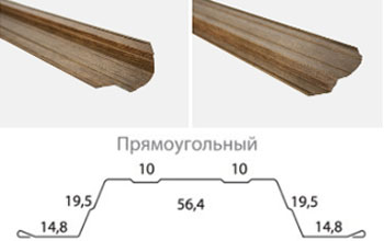 Прямоугольный фигурный металлический штакетник для забора 